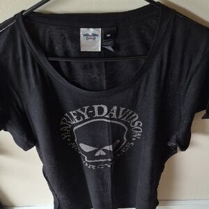 Harley-Davidson Black Skull Tee